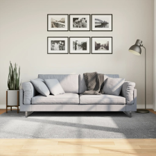 vidaXL IZA szürke rövid szálú skandináv stílusú szőnyeg 160 x 230 cm lakástextília