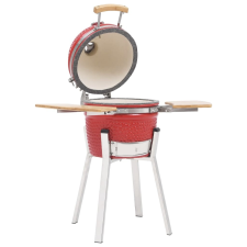 vidaXL Kamado kerámia füstölővel kombinált grillező 76 cm grillsütő