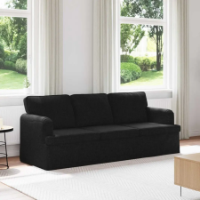vidaXL Kanapé Fekete 201 x 80 x 85 cm szövet bútor