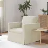 vidaXL Kanapé Krém 78 x 78 x 80 cm Bársony