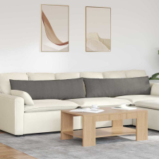 vidaXL Kanapé párnák 2 pcs Világosszürke 145 x 40 cm Bársonyos szövet lakástextília