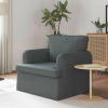 vidaXL Kanapé Sötétszürke 84 x 80 x 85 cm szövet