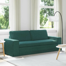 vidaXL Kanapé Sötétzöld 222 x 80 x 82 cm szövet bútor
