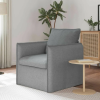 vidaXL Kanapé Világosszürke 75 x 82 x 85 cm szövet