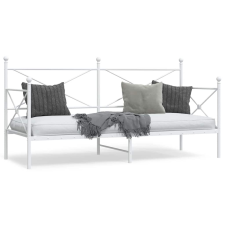 vidaXL kanapéágy matrac nélkül fehér 90x200 cm acél bútor