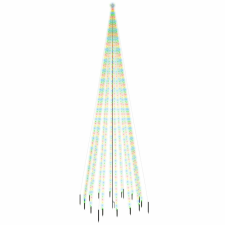 vidaXL karácsonyfa cövekkel 1134 színes LED-del 800 cm (343564) műfenyő