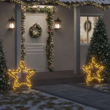 vidaXL karácsonyi csillag fénydekoráció 115 LED 85 cm kültéri izzósor