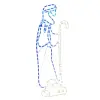 vidaXL Karácsonyi "pásztor és bárány" figura 168 led-del