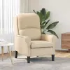 vidaXL karosszék Krém 76 x 94 x 102 cm Mikroszálas