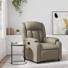 vidaXL kávészínű műbőr dönthető masszázsfotel (373573) masszázsfotel