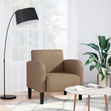 vidaXL Kávészínű műbőr kanapé szék karfával 54 cm bútor