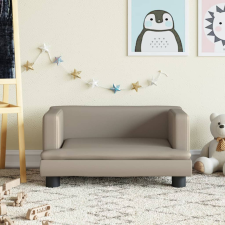 vidaXL kávészínű műbőrkanapé 60 x 40 x 30 cm gyermekbútor