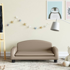 vidaXL kávészínű műbőrkanapé 70 x 45 x 30 cm gyermekbútor