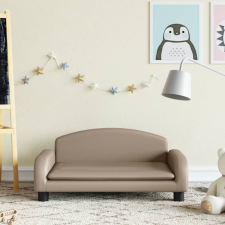 vidaXL kávészínű műbőrkanapé 70 x 45 x 30 cm gyermekbútor