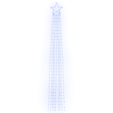 vidaXL kék 320 LED-es karácsonyfafüzér 375 cm (356925) karácsonyfa izzósor