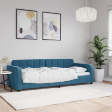 vidaXL kék bársony kanapéágy 80 x 200 cm ágy és ágykellék