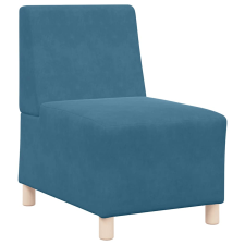 vidaXL kék bársony kanapéfotel 55 cm (4108478) bútor
