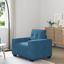 vidaXL kék bársony kanapéfotel 59 cm bútor