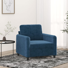 vidaXL kék bársony kanapéfotel 60 cm bútor