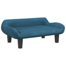vidaXL kék bársony kutyaágy 70 x 40 x 24 cm (171951) szállítóbox, fekhely kutyáknak