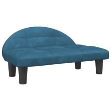 vidaXL kék bársony kutyaágy 70 x 52 x 30 cm (171938) szállítóbox, fekhely kutyáknak