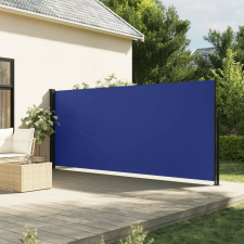 vidaXL kék behúzható oldalsó napellenző 160 x 300 cm kerti bútor