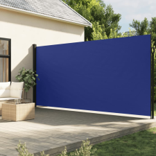 vidaXL kék behúzható oldalsó napellenző 200 x 500 cm kerti bútor
