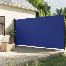 vidaXL kék behúzható oldalsó napellenző 220 x 300 cm kerti bútor