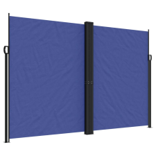 vidaXL kék behúzható oldalsó napellenző 220 x 600 cm (4004866) kerti bútor
