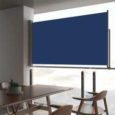 vidaXL Kék behúzható oldalsó terasz napellenző 160 x 300 cm kerti dekoráció