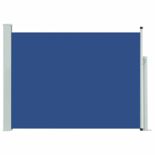 vidaXL kék behúzható oldalsó teraszi napellenző 100 x 500 cm (48384) kerti bútor