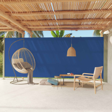 vidaXL kék behúzható oldalsó terasznapellenző 220 x 600 cm kerti bútor