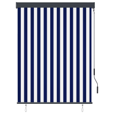 vidaXL kék és fehér kültéri roló 120 x 250 cm (145961) lakástextília