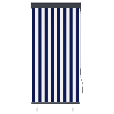 vidaXL kék és fehér kültéri roló 80 x 250 cm (145949) lakástextília