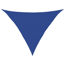 vidaXL kék háromszög alakú HDPE napvitorla 160 g/m² 5x5x6 m (311540) kerti bútor