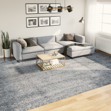 vidaXL kék hosszú szálú bozontos modern szőnyeg 300x400 cm lakástextília
