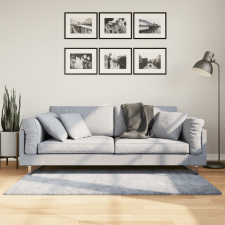 vidaXL kék hosszú szálú bozontos modern szőnyeg 80 x 150 cm lakástextília