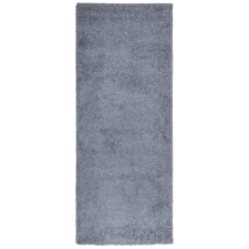 vidaXL kék hosszú szálú bozontos modern szőnyeg 80 x 200 cm (375318) lakástextília