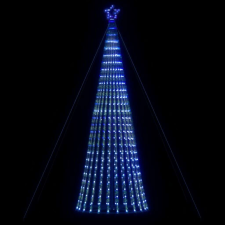 vidaXL kék karácsonyfa fénykúp 1028 LED 403 cm műfenyő