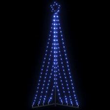 vidaXL kék karácsonyfa fénykúp 339 LED-del 187 cm műfenyő