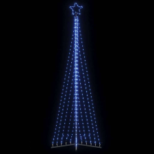 vidaXL kék karácsonyfa fénykúp 495 LED-del 300,5 cm műfenyő