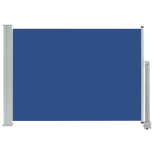 vidaXL kék kihúzható oldalsó terasz napellenző 80 x 300 cm (48362) kerti bútor