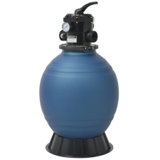 vidaXL kék medence-homokszűrő 6-állású szeleppel 460 mm (91169) medence kiegészítő