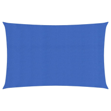 vidaXL Kék négyszögletű hdpe napvitorla 160 g/m² 3x6 m kerti bútor