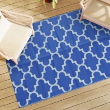 vidaXL kék polipropilén kültéri szőnyeg 140x200 cm lakástextília