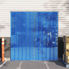 vidaXL kék PVC ajtófüggöny 200 mm x 2 mm 10 m lakástextília