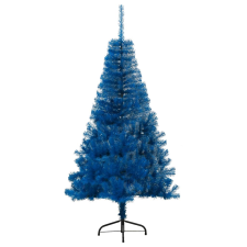 vidaXL kék PVC fél műkarácsonyfa állvánnyal 180 cm (344682) műfenyő