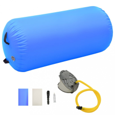 vidaXL Kék PVC felfújható tornahenger pumpával 120 x 75 cm jóga felszerelés