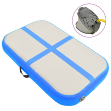 vidaXL Kék PVC felfújható tornamatrac pumpával 60 x 100 x 20 cm jóga felszerelés