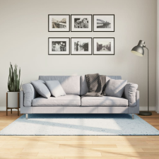 vidaXL kék rövid szálú puha és mosható szőnyeg 120 x 170 cm lakástextília